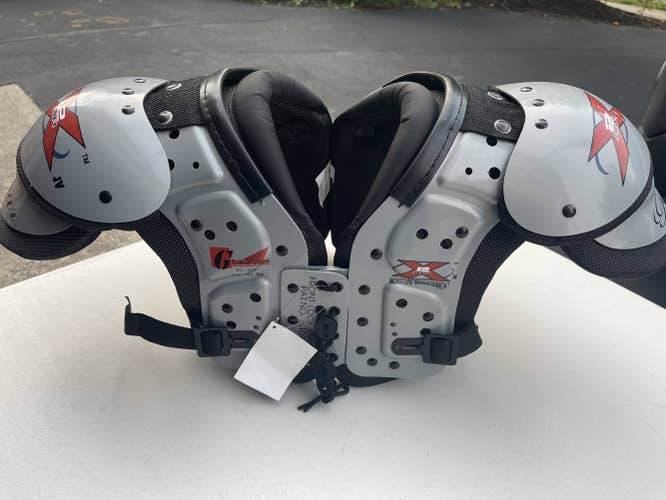 NEW Gear Pro-Tec X2 Air Football JV Shoulder Pads (17"-18")