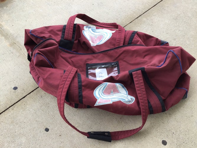 Colorado Avalanche Used JRZ Pro Stock Player Bag #2