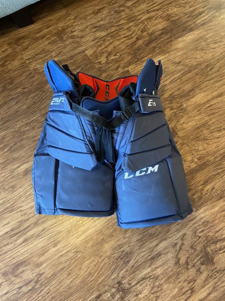 Blue Intermediate Used Medium CCM E1.9 Hockey Goalie Pants
