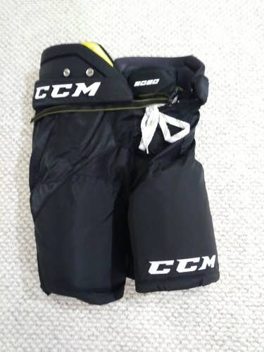 Black Senior Used Medium CCM Tacks 9080 Hockey Pants