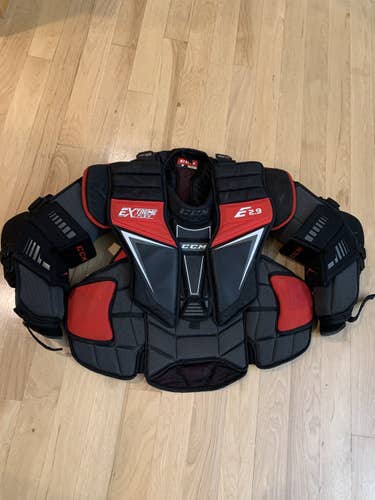 Intermediate Used Large CCM Extreme Flex Shield E2.9 Goalie Chest Protector