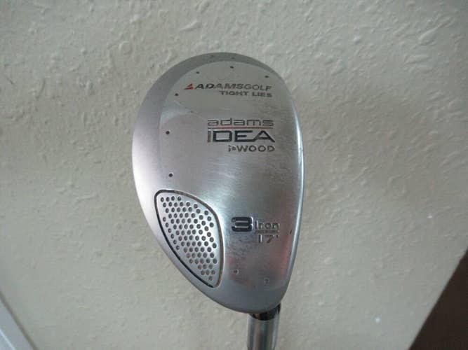 ADAMS IDEA iWOOD 17* HYBRID #3 FACTORY ALDILA GRAPHITE REGULAR FLEX NEW GRIP
