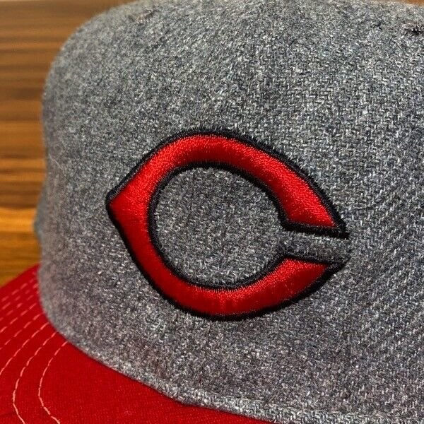 Vintage Cincinnati Reds New Era Pro Model Wool Snapback Hat MLB Made USA  Size 7