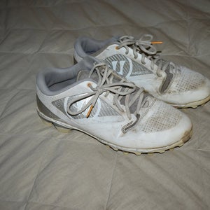 Warrior Gospel Cleats, White, Size 9.5