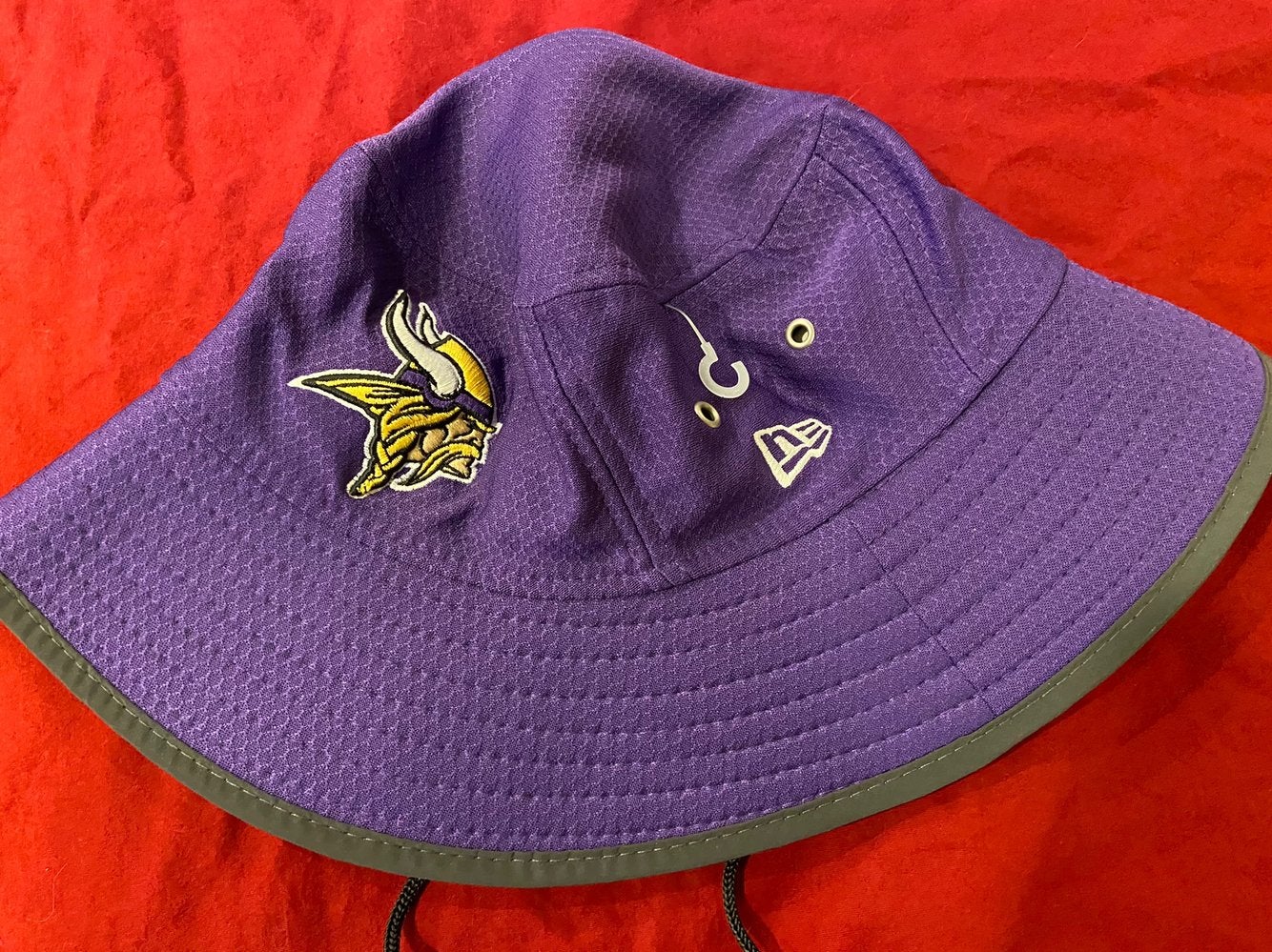 Men's New Era Minnesota Vikings Training Bucket Hat One Size Fits