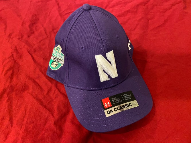 NCAA Northwestern Nashville Music City Bowl Under Armour Hat * NEW NWT