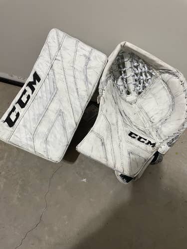 CCM Axis Pro Goalie Glove And Blocker Set