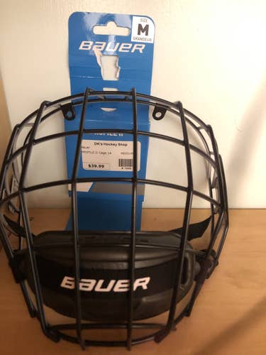 Senior Medium Bauer Full Cage Profile II Facemask
