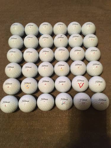 White New Titleist 36 Pack (3 Dozen) Pro V1x Balls