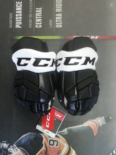 Black New Senior CCM HG42 Gloves 14" Pro Stock
