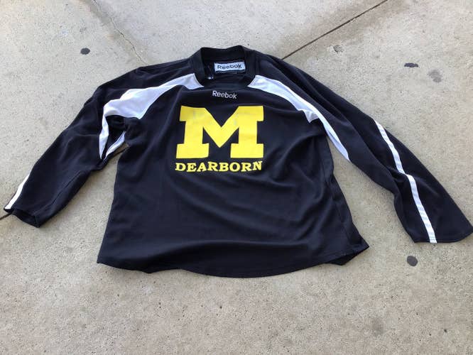 University of Michigan Dearborn Reebok Practice Jersey XL Black #A