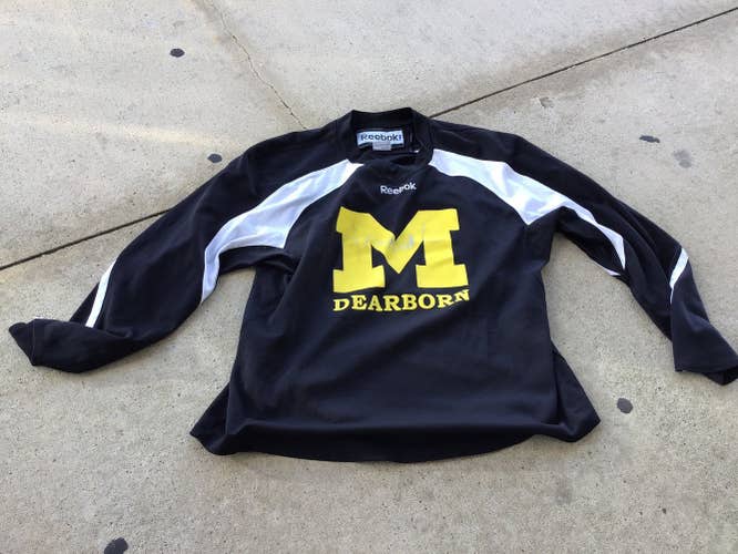 University of Michigan Dearborn Reebok Practice Jersey Black XL #F