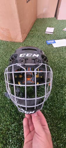 Black Used Youth CCM Fitlite 3DS Helmet