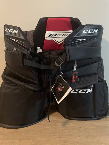 Black Senior XL CCM Extreme Flex II Shield Pro Hockey Goalie Pants