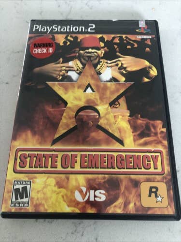 State of Emergency (Sony PlayStation 2, 2003) Black Label Complete & Tested