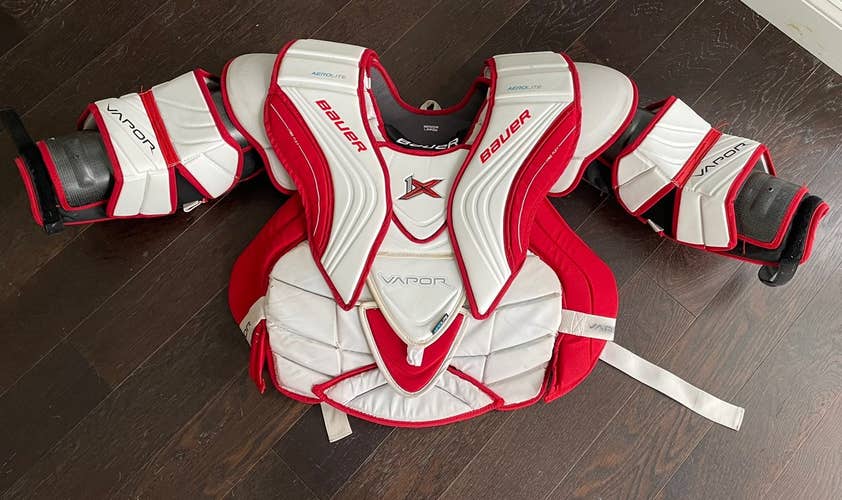 Bauer Vapor 1X Goalie Chest and Arm Protector Hockey Goalie Chest & Arm Protector Size L