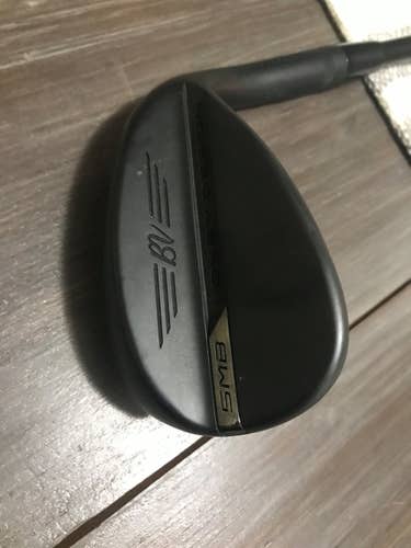 Used Men's Titleist Right Handed Vokey SM8 Wedge All Black  60 Degree
