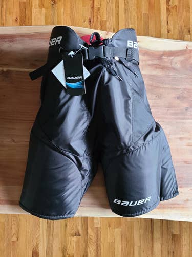 Black Senior New Small Bauer Vapor X700 Hockey Pants