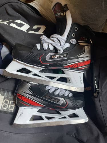 Senior Bauer Regular Width Size 10 Vapor X2.9 Hockey Goalie Skates
