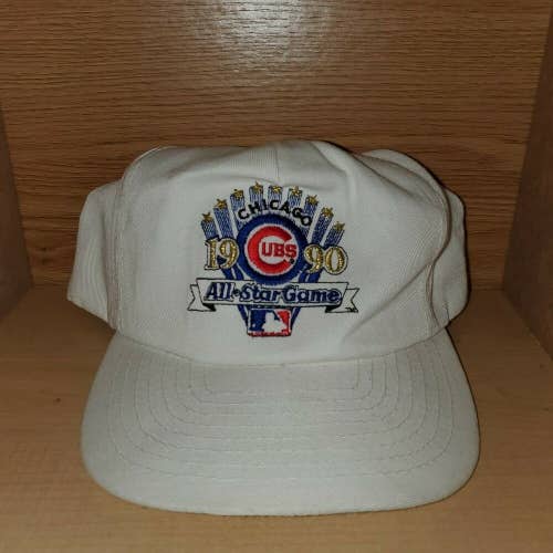Vintage 1990 Chicago Cubs All Star Game Snapback American Needle Hat Cap MLB