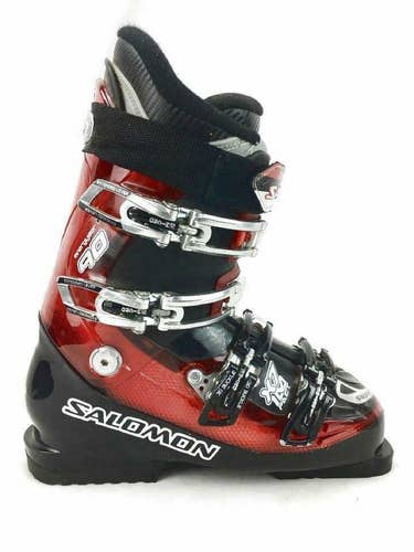 Salomon Impact X7 Mens Red/Gray Size 317mm 27.0-27.5 Alpine Ski Boots