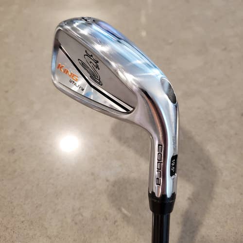 Cobra King Utility 3 iron Adjustable Loft Right Handed Aldila Rogue Regular Flex Graphite Shaft GUC!