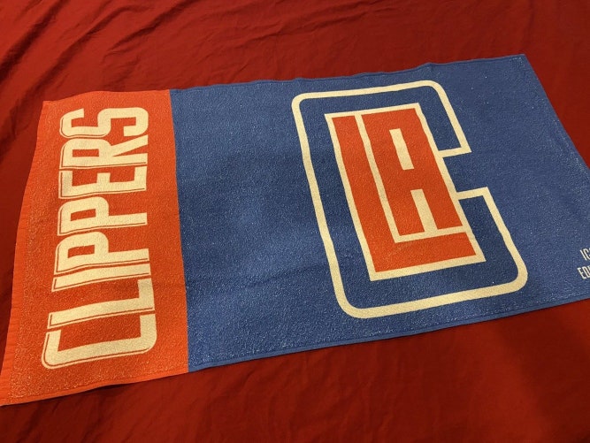 NBA Los Angeles Clippers Team Issued / Used Basketball Bench Towel - NEW