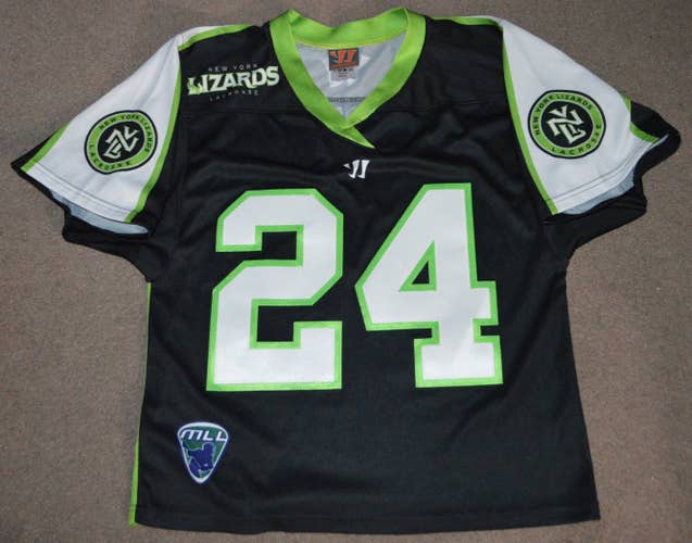 New York Lizards MLL Lacrose Jersey Small SEWN