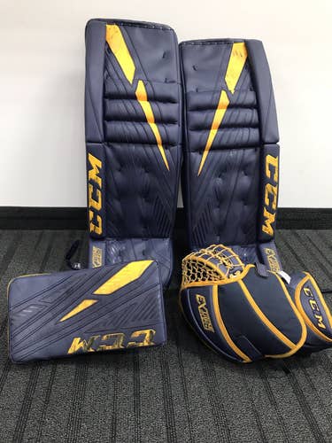 Blue Senior 34" Regular Pro Stock Extreme Flex 4 Goalie Full Set