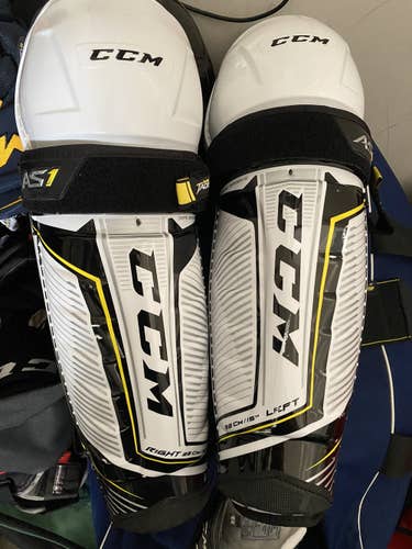 Like new CCM Tacks As1 Shin Pads 15”