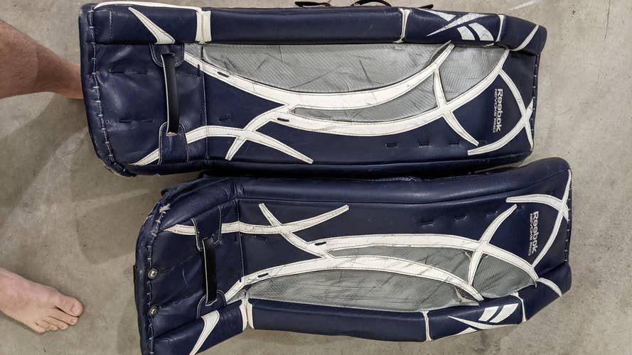 Used Senior 35" Reebok Revoke Pro Goalie Leg Pads