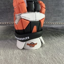 Orange New Player's Warrior 13" Evo Lacrosse Gloves