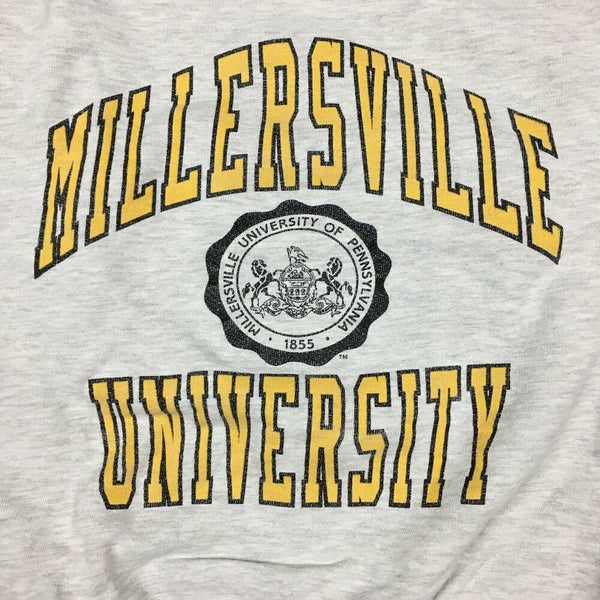 Vintage Millersville University Marauders Gray Crewneck Sweatshirt