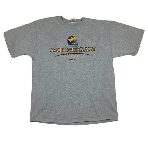 Vintage University of Michigan Wolverines Football The Big House T-Shirt (XL)