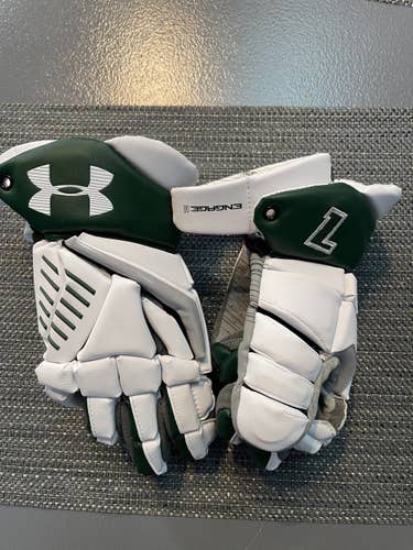 Loyola Maryland White New Under Armour 13" Lacrosse Gloves