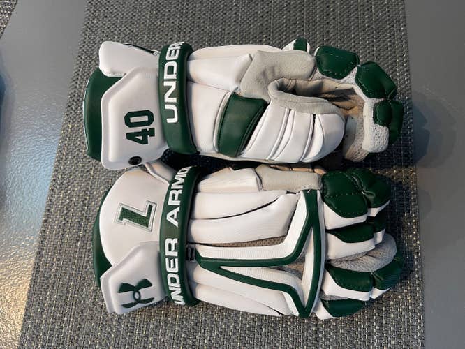 Loyola Maryland White New Under Armour 13" BioFit Lacrosse Gloves