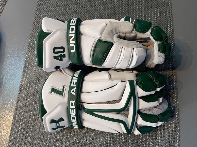 Loyola Maryland White New Under Armour 13" BioFit Lacrosse Gloves