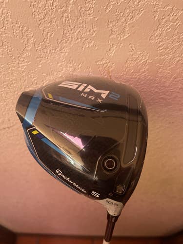 New TaylorMade Right Handed SIM2 Max Driver Stiff Flex 10.5 Loft