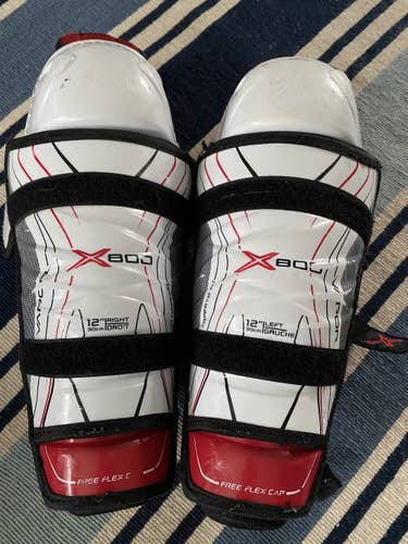 Used Junior Bauer Vapor X800 Shin Pads