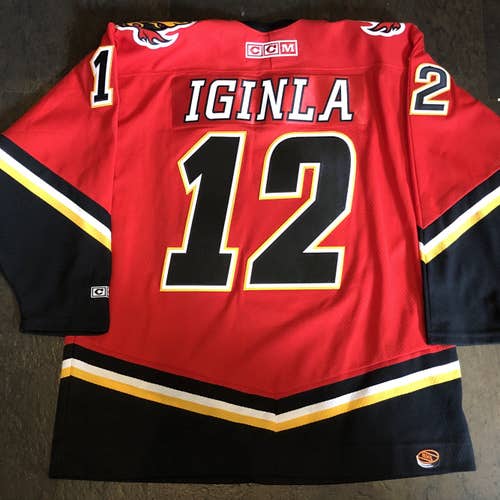 CCM 550 Calgary Flames IGINLA Home 2004 Jersey XL