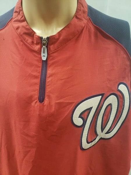 Vintage Washington Nationals Jacket AUTHENTIC Majestic MLB Collection ADULT