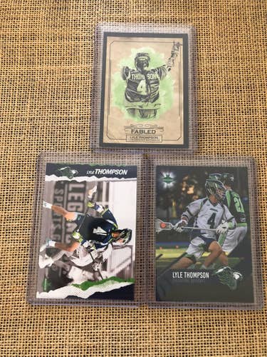 Lyle Thompson Parkside MLL trading card lot