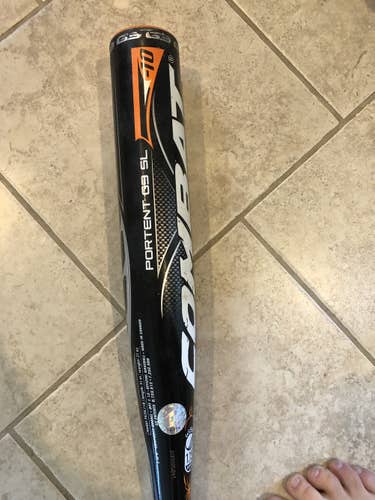 Used Kid Pitch (9YO-13YO) USSSA Certified 2015 Combat Composite Portent G3 Bat (-10) 21 oz 31"