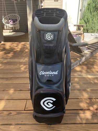 *Nice* Cleveland 14-Way Golf Cart Bag - Black