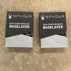 Black Adult XL Spyder Base Layers
