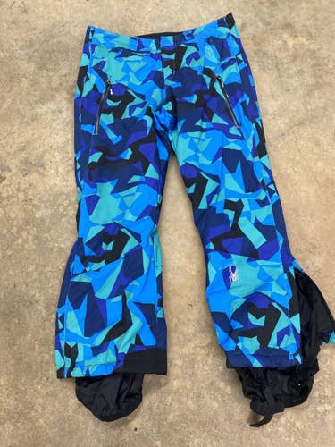 Blue Adult Size 12 Spyder Pants