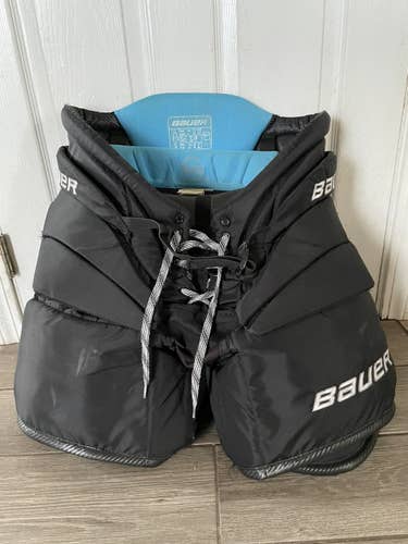 Black Used Small Bauer  Reactor 9000 Hockey Goalie Pants