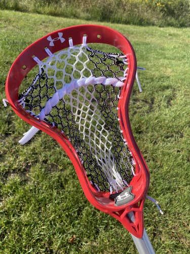 New Custom Strung Reebok 6k Zendium Pro Shaft With Under Armour Headline U Head