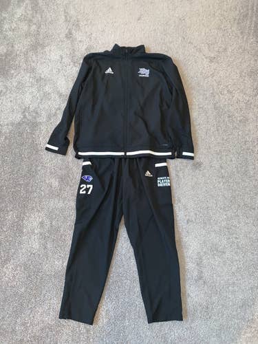High Point Team Issued Black Men's XL Adidas Travel Suit