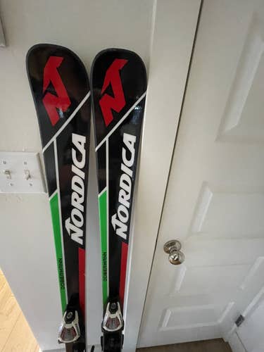Used  Nordica Combi Pro With Bindings Max Din 10 Dobermann Combi pro Skis